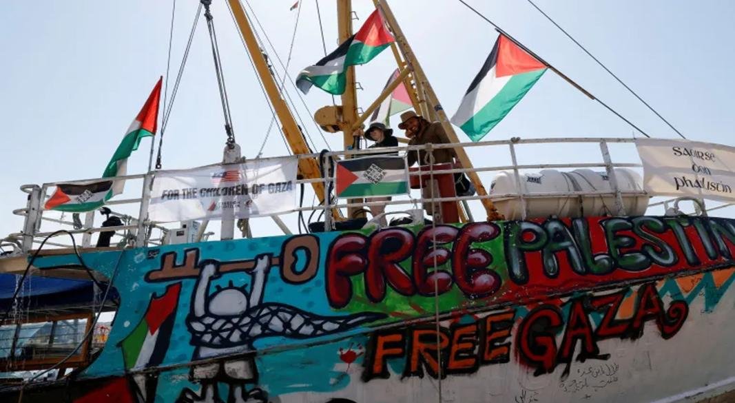 ৪৭টি নৌযান নিয়ে গাজামুখী বহরটি ‘গ্লোবাল সুমুদ ফ্লোটিলা’ নামে পরিচিত। ছবি: সংগৃহীত