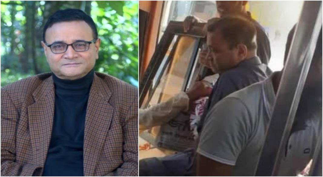 বাসে সিট না পেয়ে চালকের পাশে বসে গেলেন অভিনেতা ডা. এজাজ